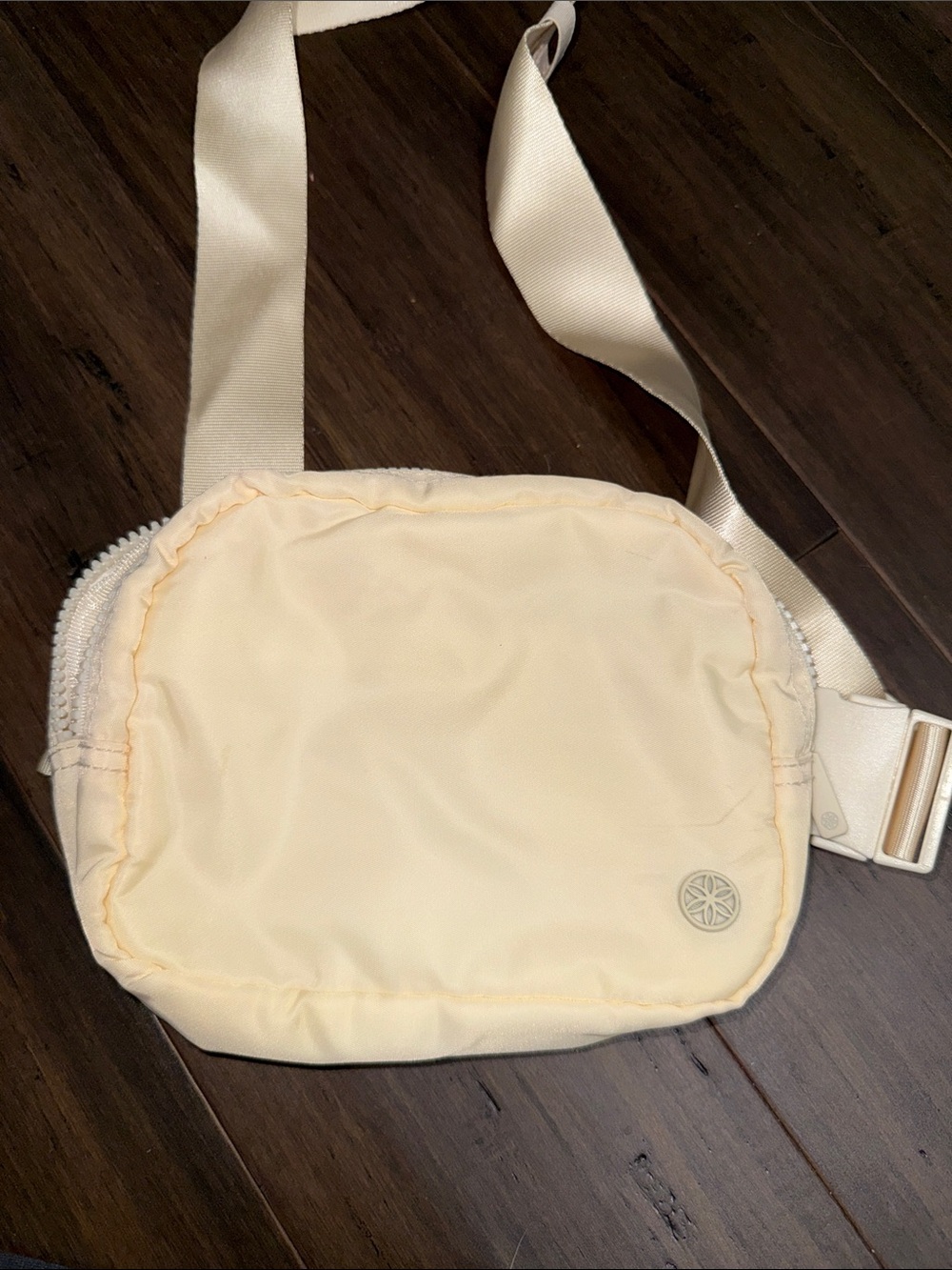Gaiam Cream Crossbody Shoulder Bag - Lightweight Everyday Carry